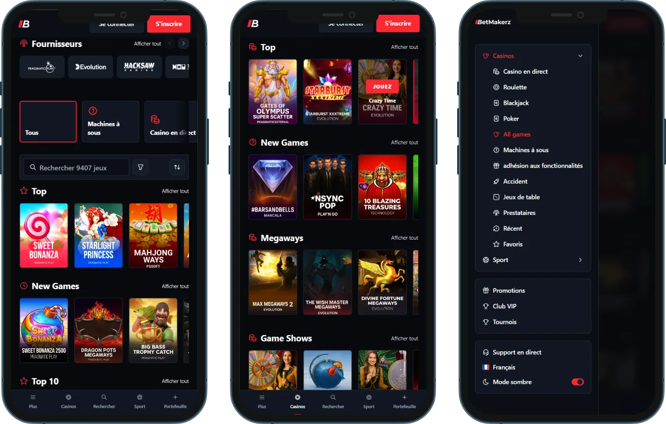 Casino Betmakerz L'expérience mobile